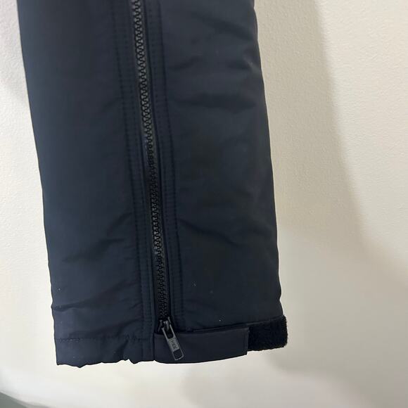 L.L. Bean Vtg Womens Sz Medium Black Nylon Thinsulate Snowpants Winter Snow - Picture 3 of 7